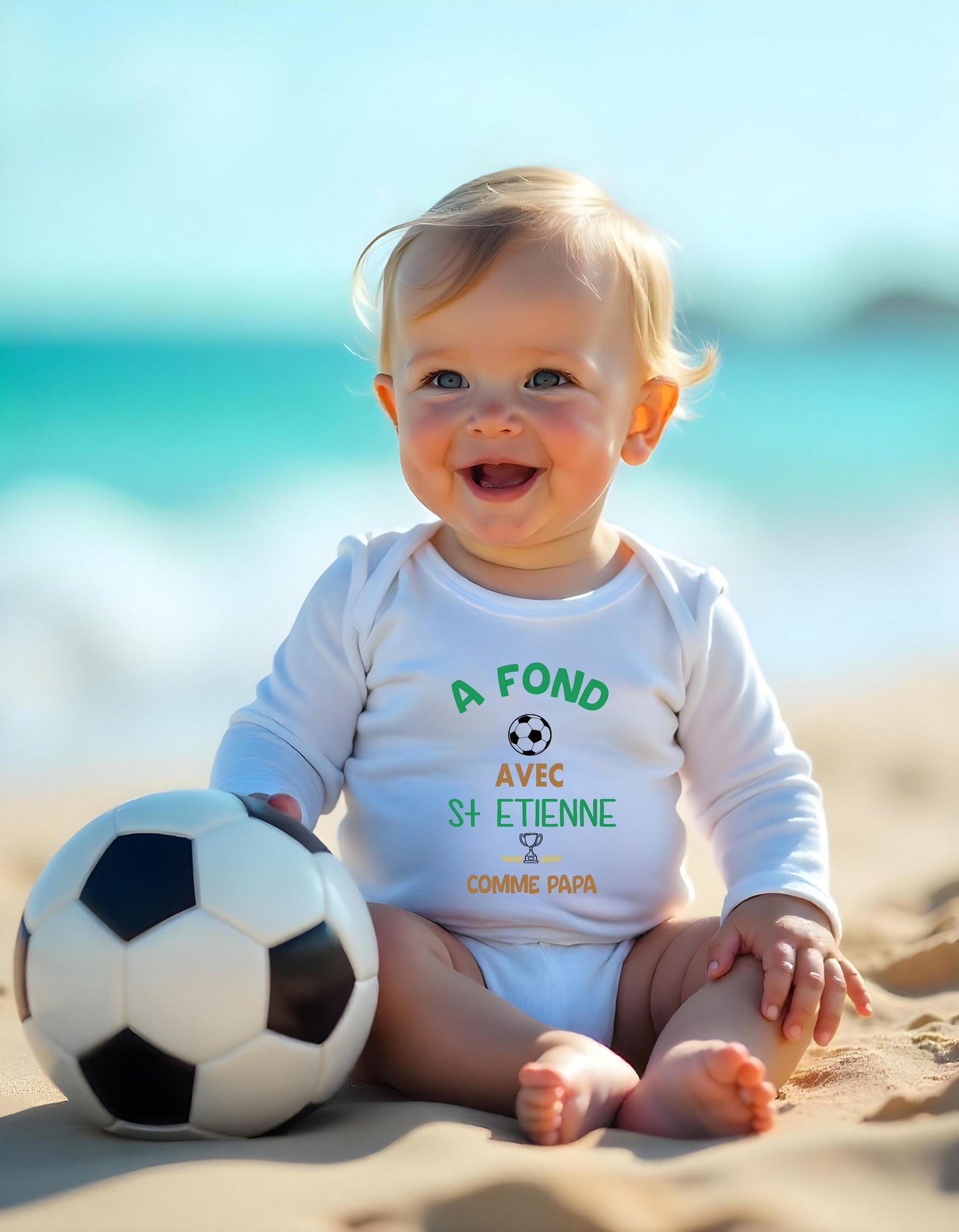 Body bébé foot ST ETIENNE