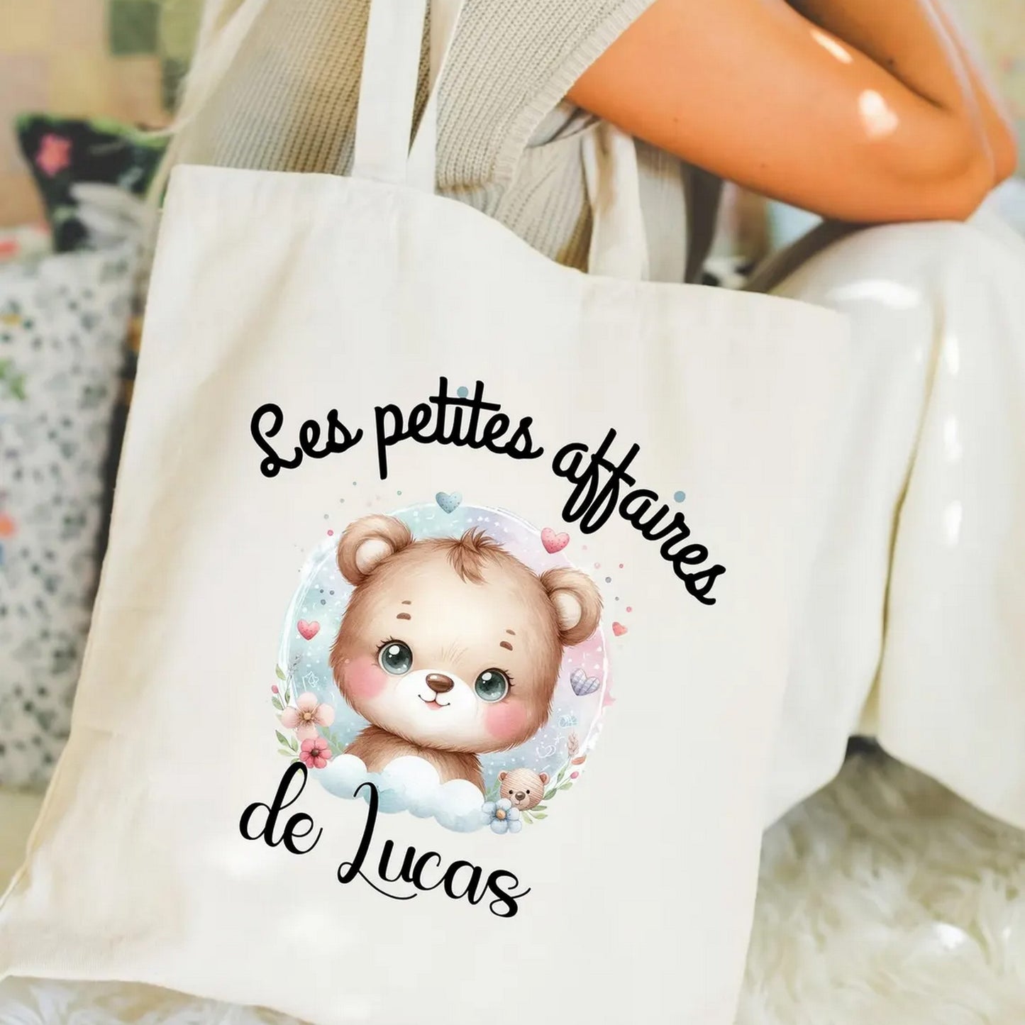 Totebag personnalisé,modèle OURSON