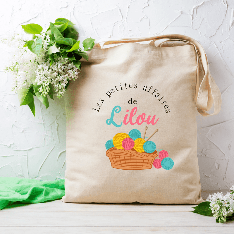 Totebag personnalisé avec prénom