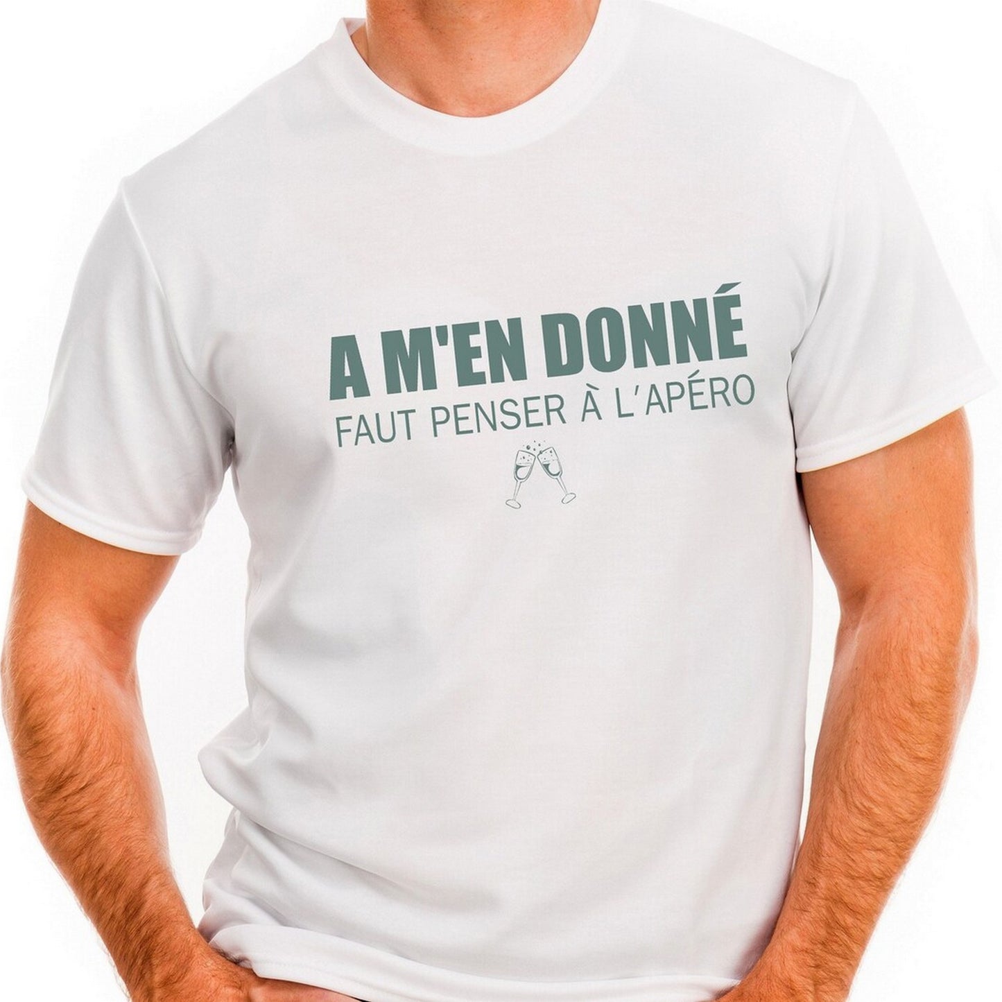 T-shirt homme humour "A m'en donné.."