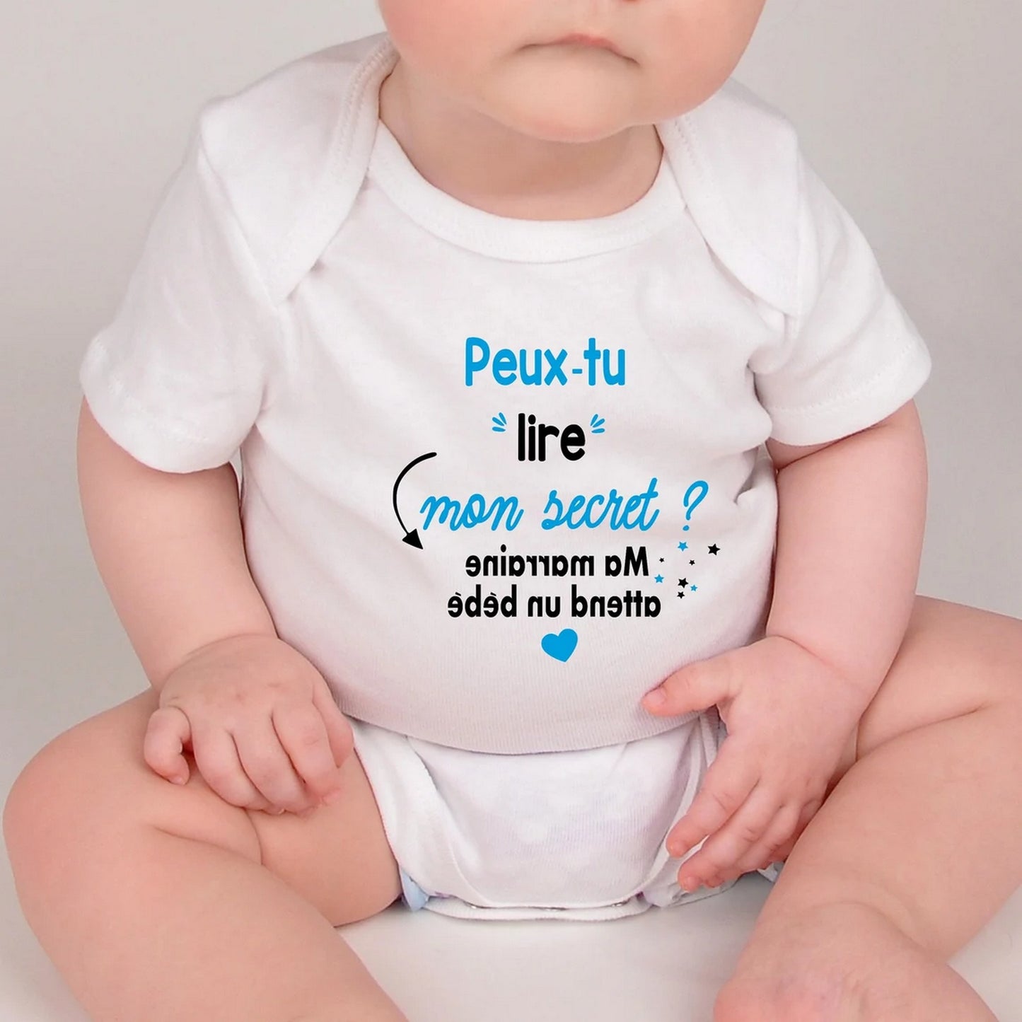 Body bébé annonce grossesse " ma marraine attend un bébé"