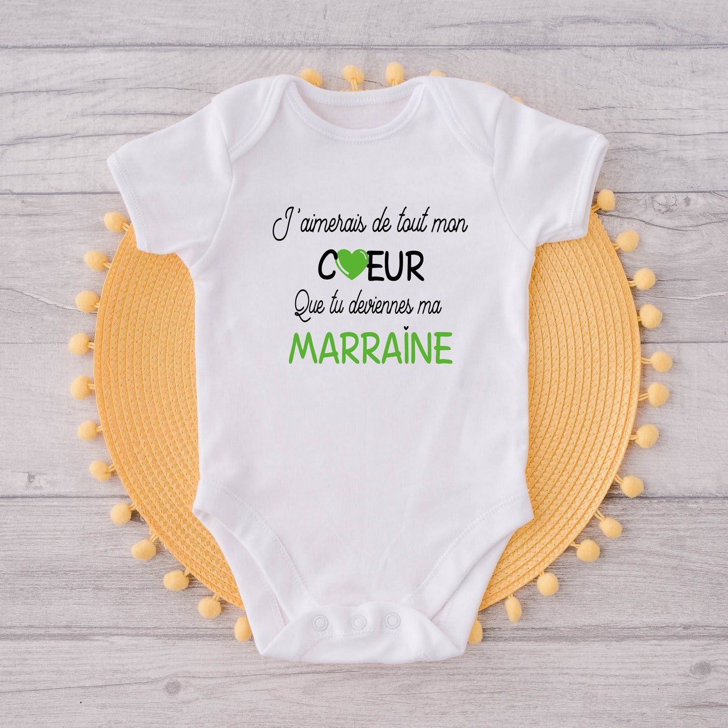 Body bébé demande marraine ou parrain