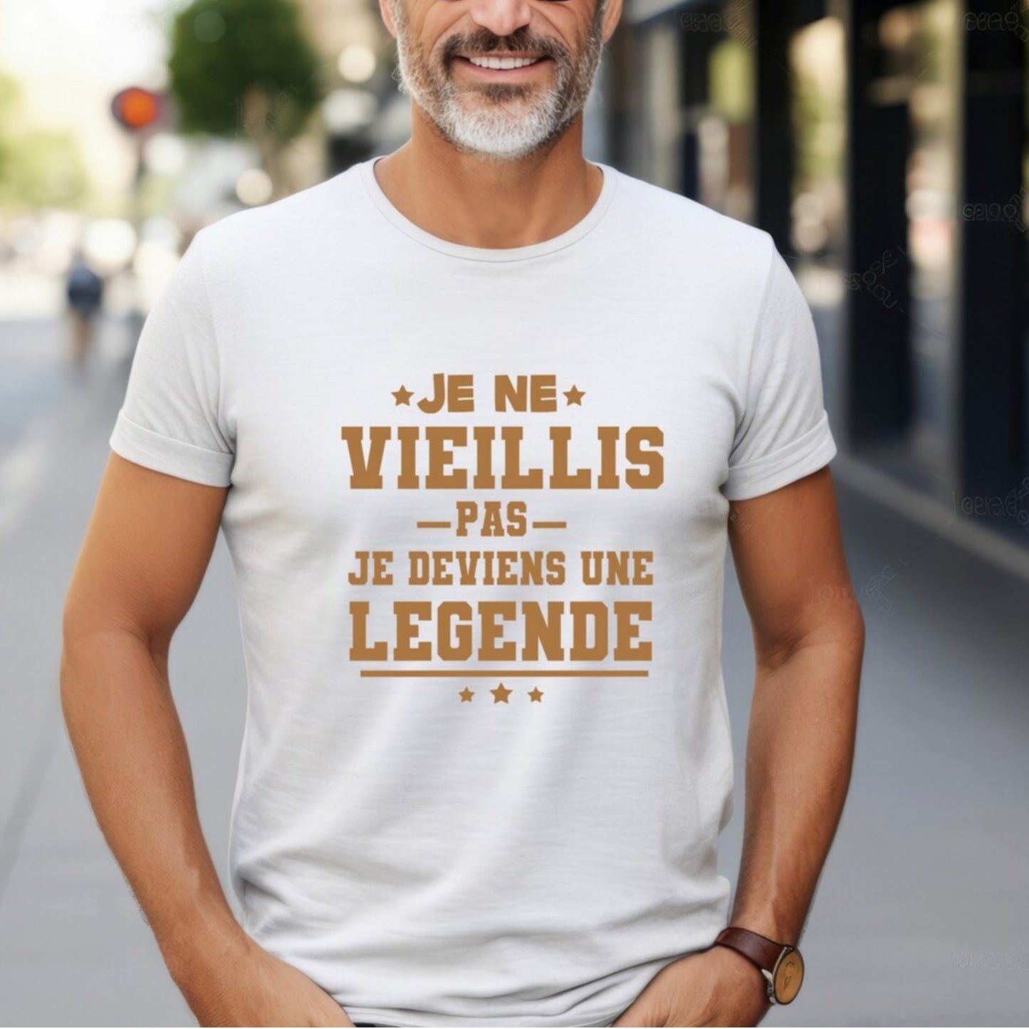 T-shirt humour homme "Je ne vieillis pas..."