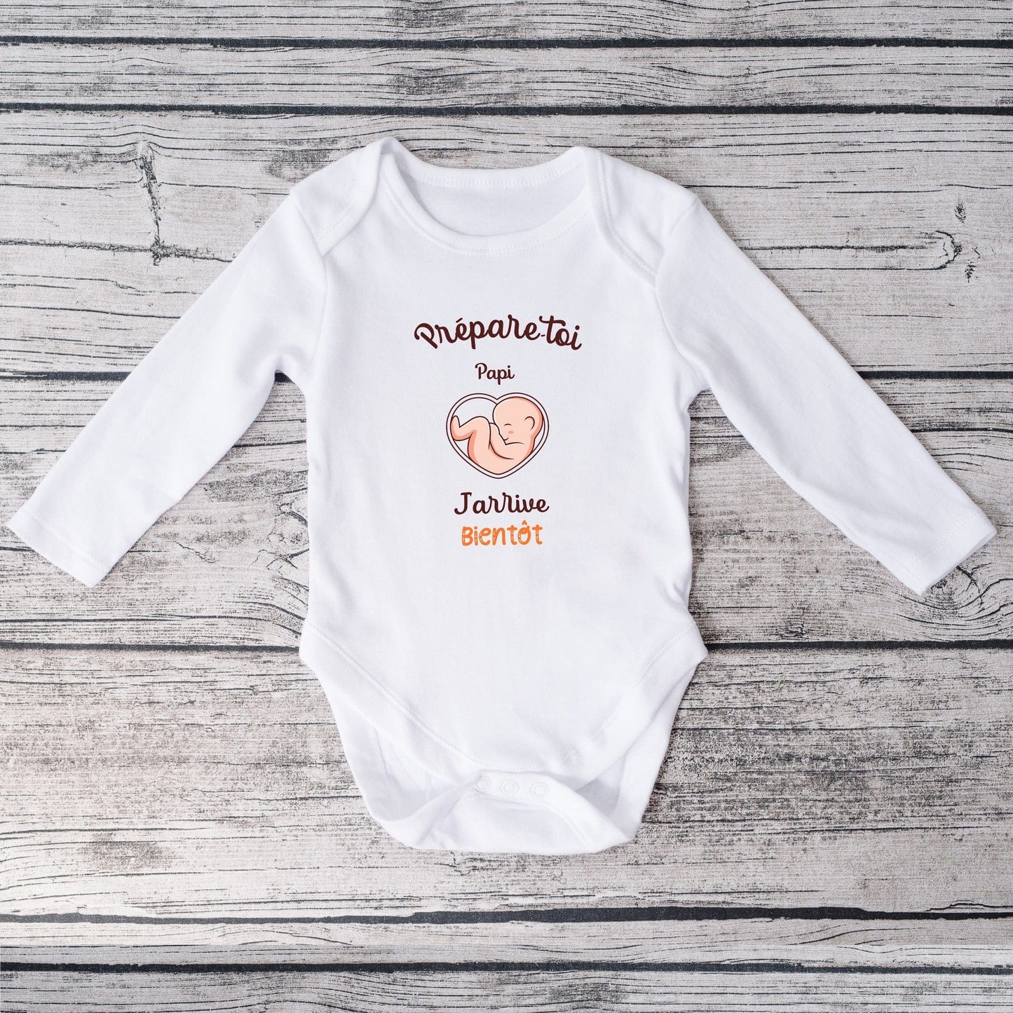 body bébé annonce grossesse papi et mamie