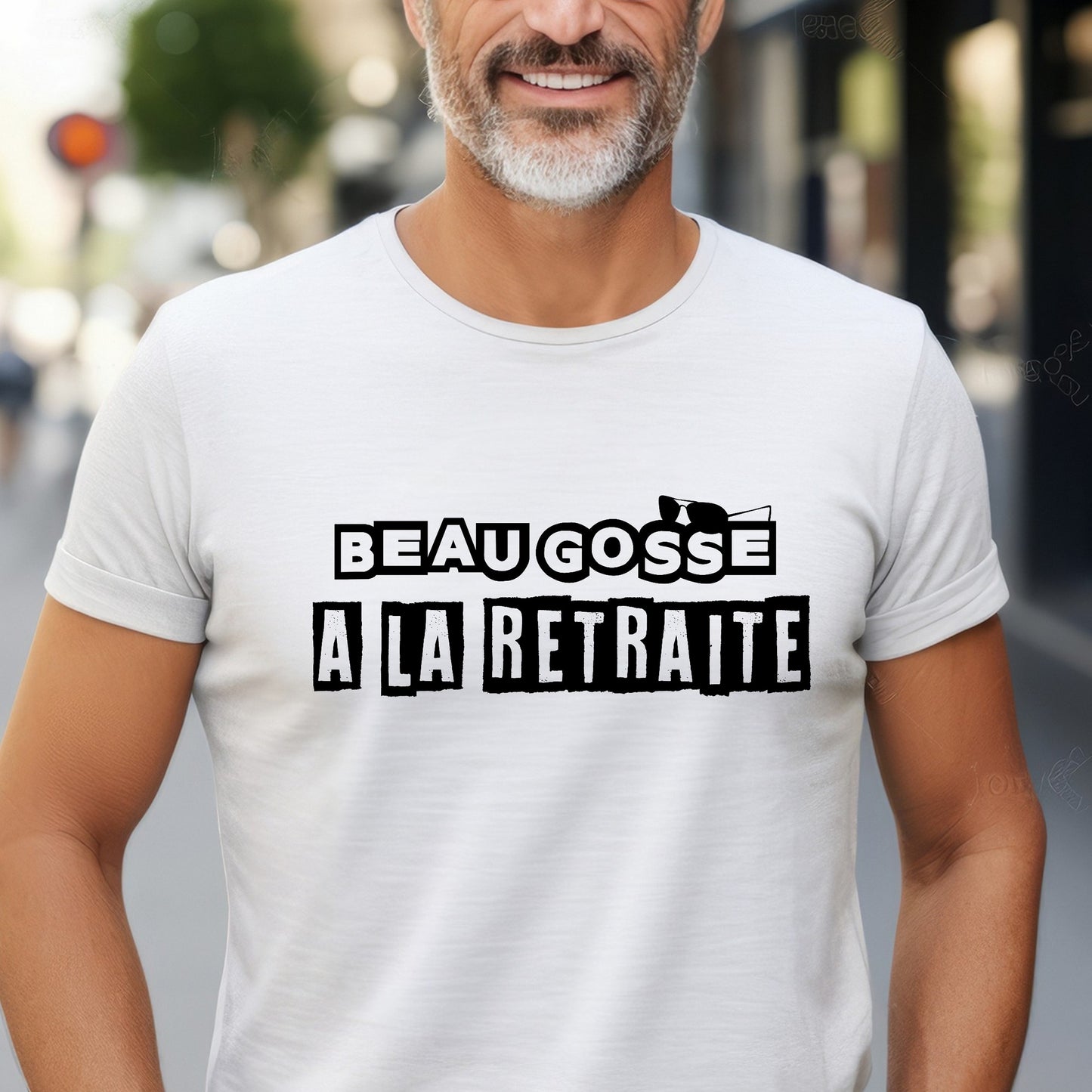 Tshirt homme retraite " Beau gosse..."