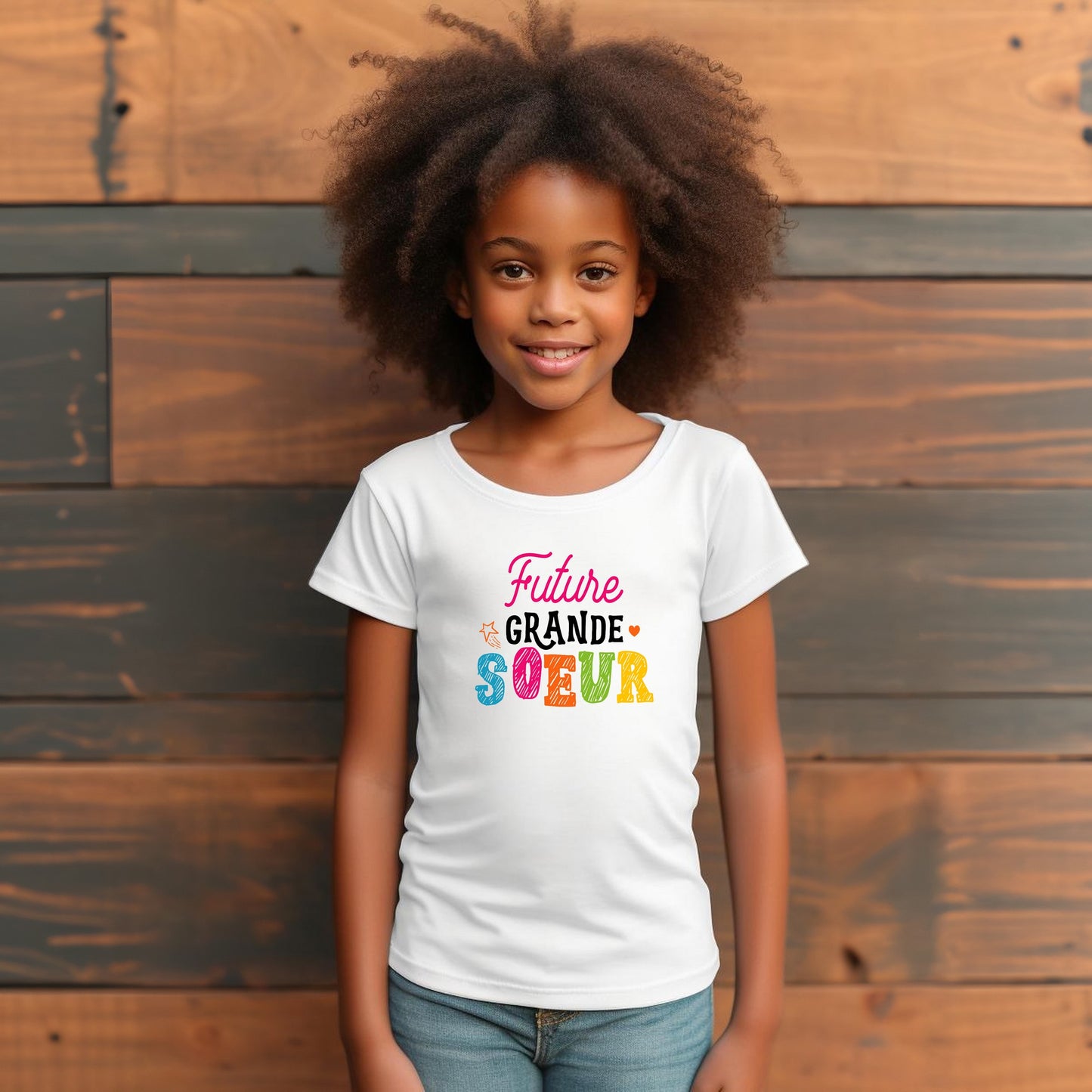 T-shirt enfant future grande soeur