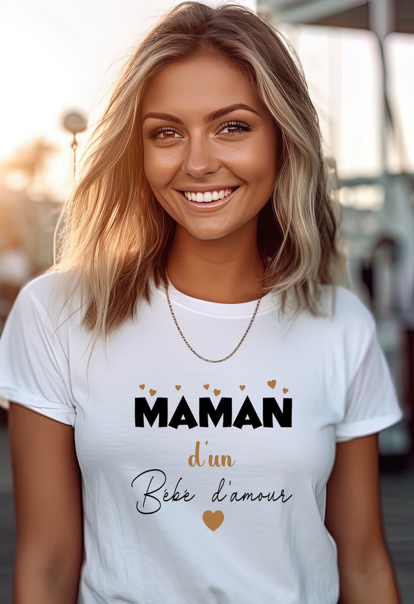 T-shirt duo maman  et body bébé