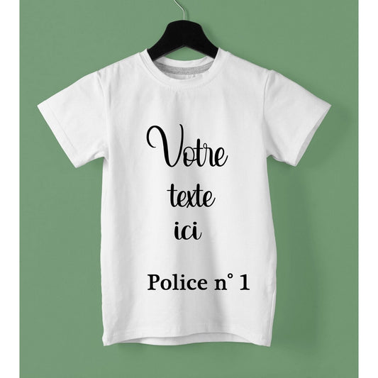 T-shirt enfant entièrement personnalisable