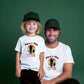 T-shirts duo , père et fille une équipe pour la vie