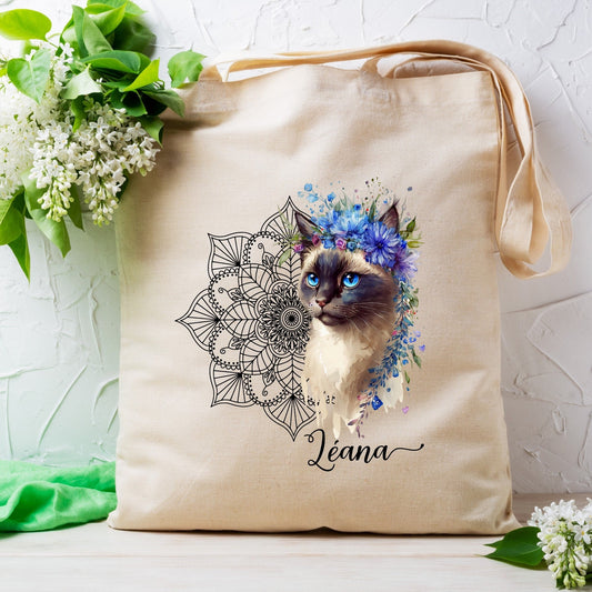 Totebag mandachat style boho