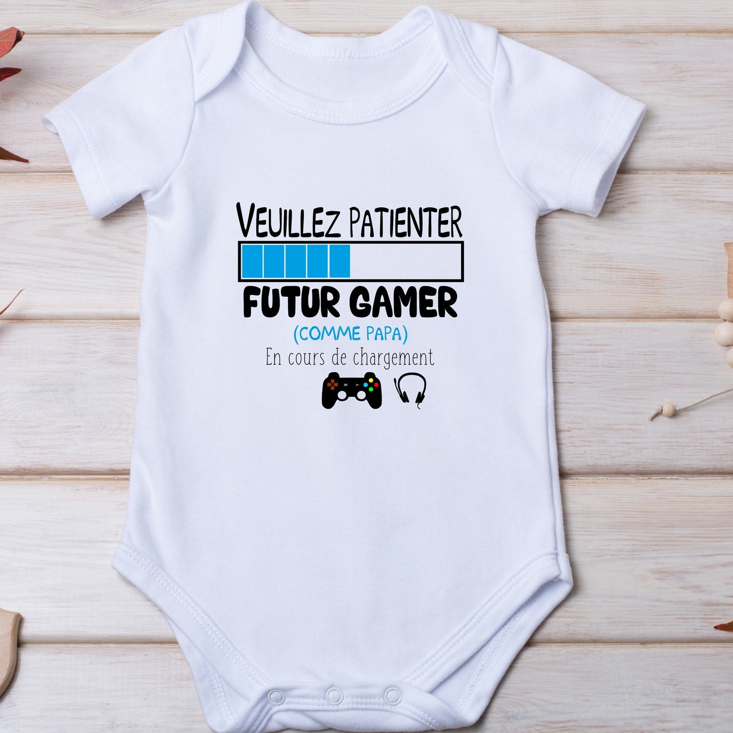 Body bébé personnalisé futur gamer