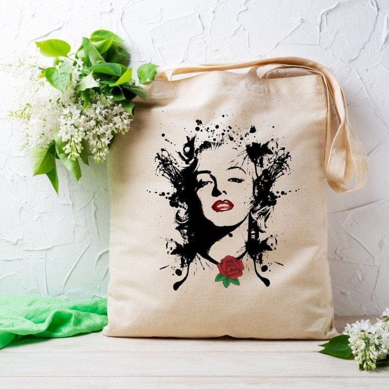 Totebag personnalisable Marilyn Monroe