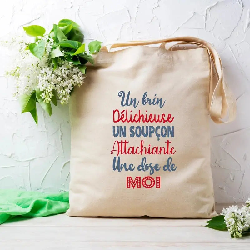 Totebag personnalisé humour avec prénom