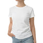 T-shirt femme blanc uni